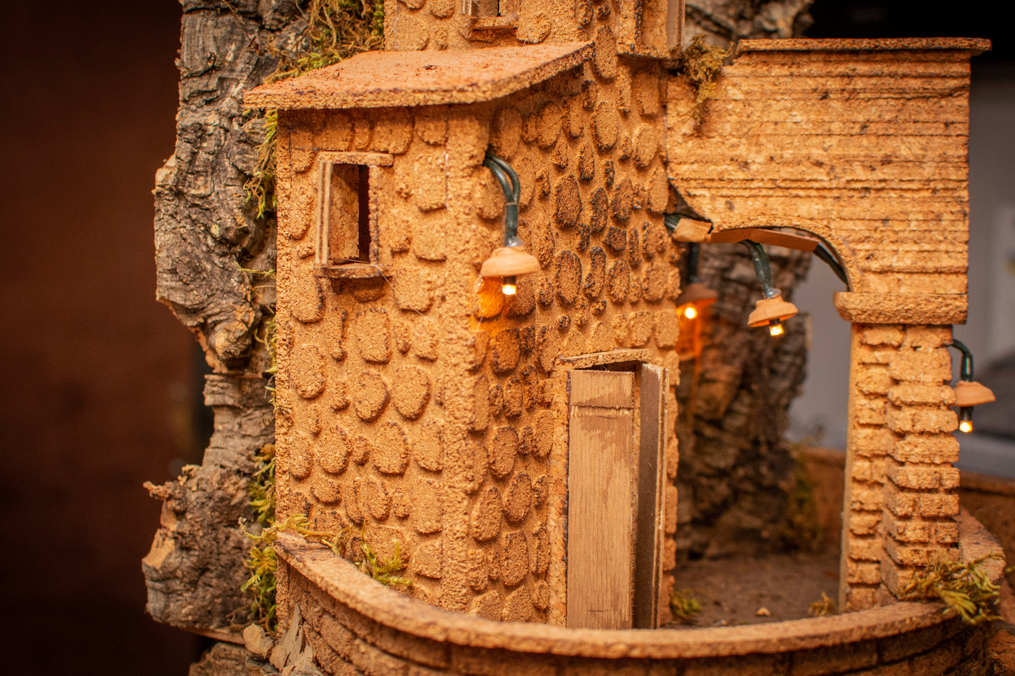 NATIVITY SCENE WITH HOUSE