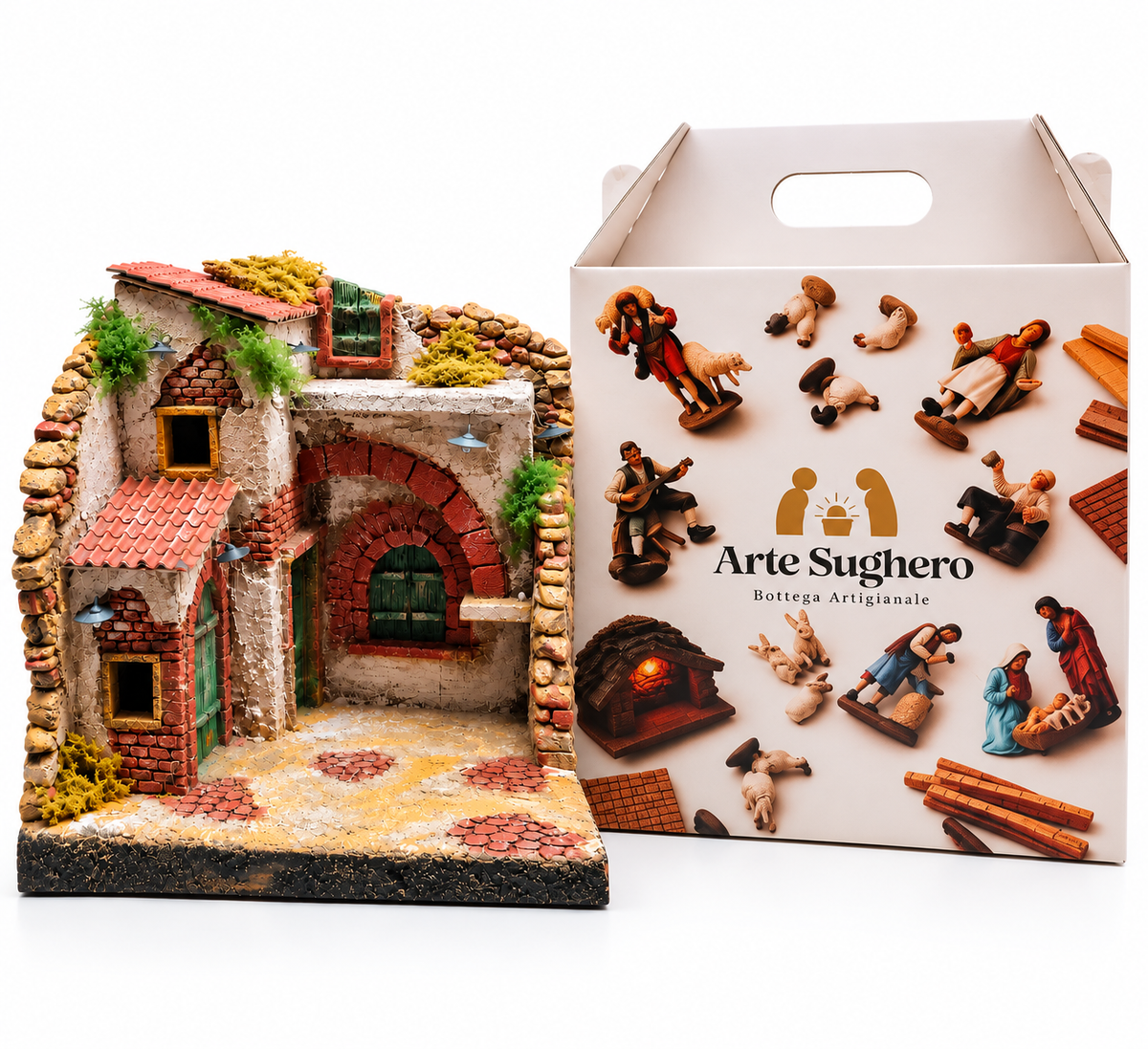 Presepe Artigianale con Box Regalo