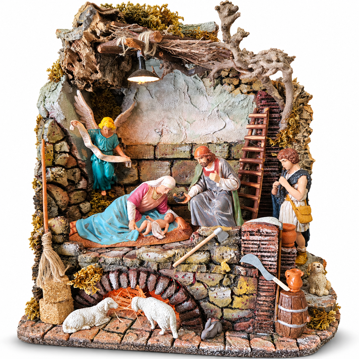 Presepe Artigianale in Campana Ovale