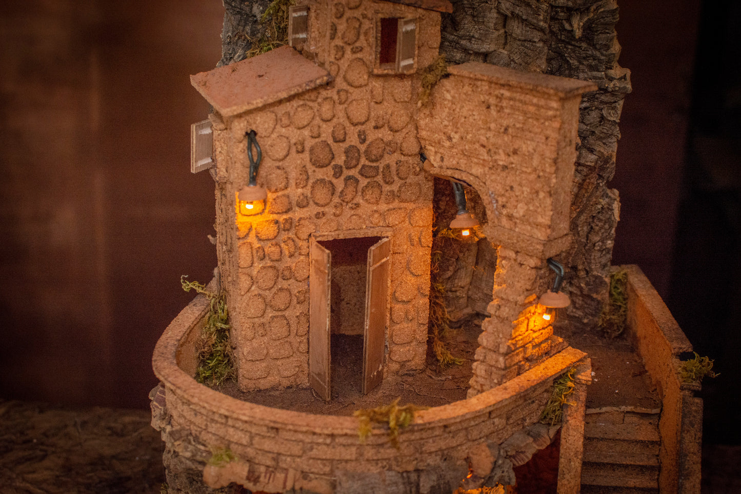 NATIVITY SCENE WITH HOUSE