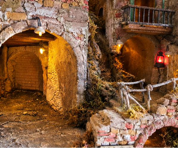 Borgo Antico Artigianale dipinto